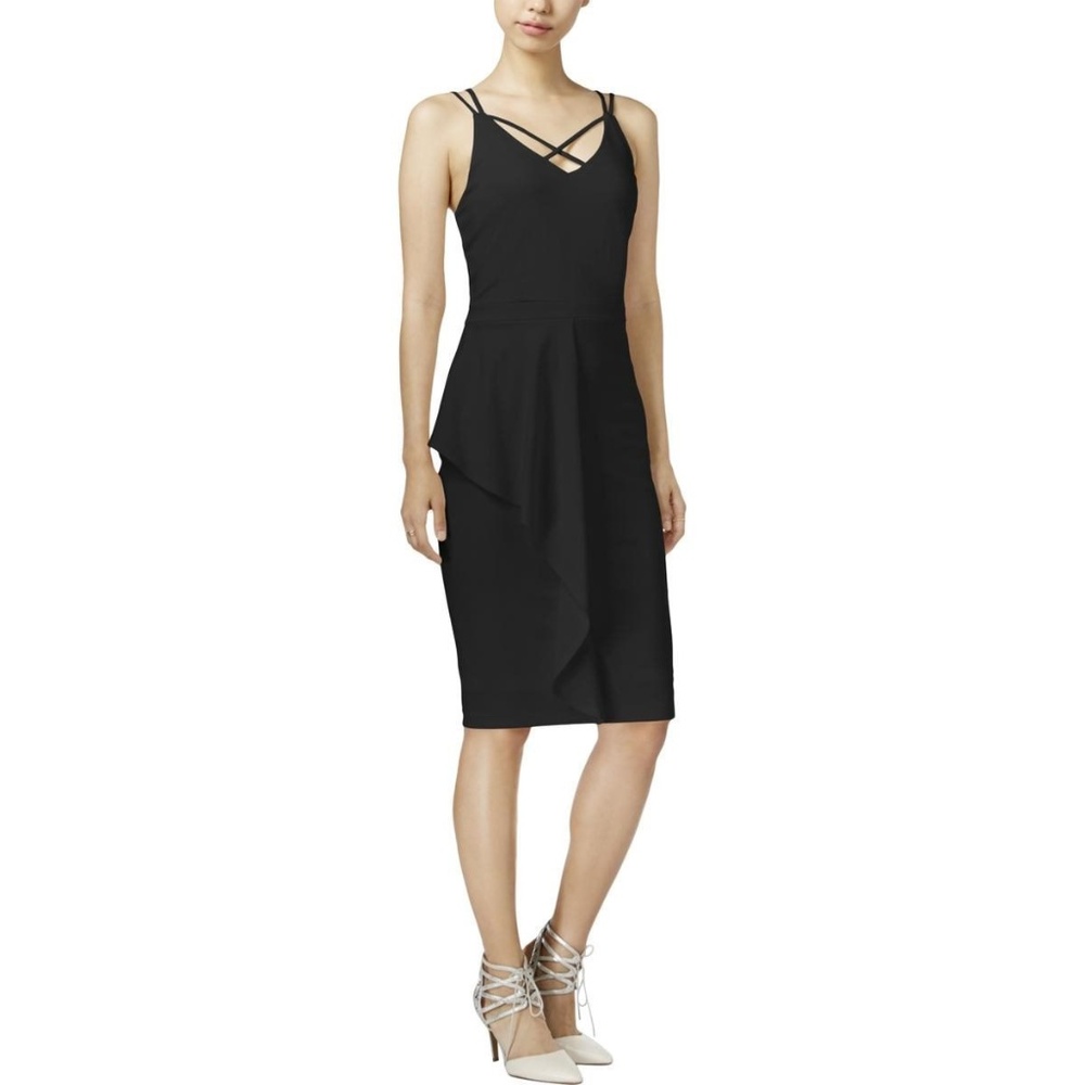 BAR III Draped Bodycon Cocktail Dress